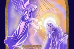 Annunciation, digital illustration