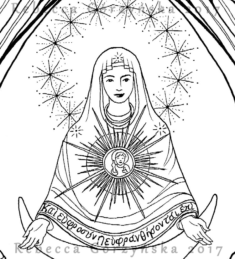 Our Lady of the Sign - detail 1