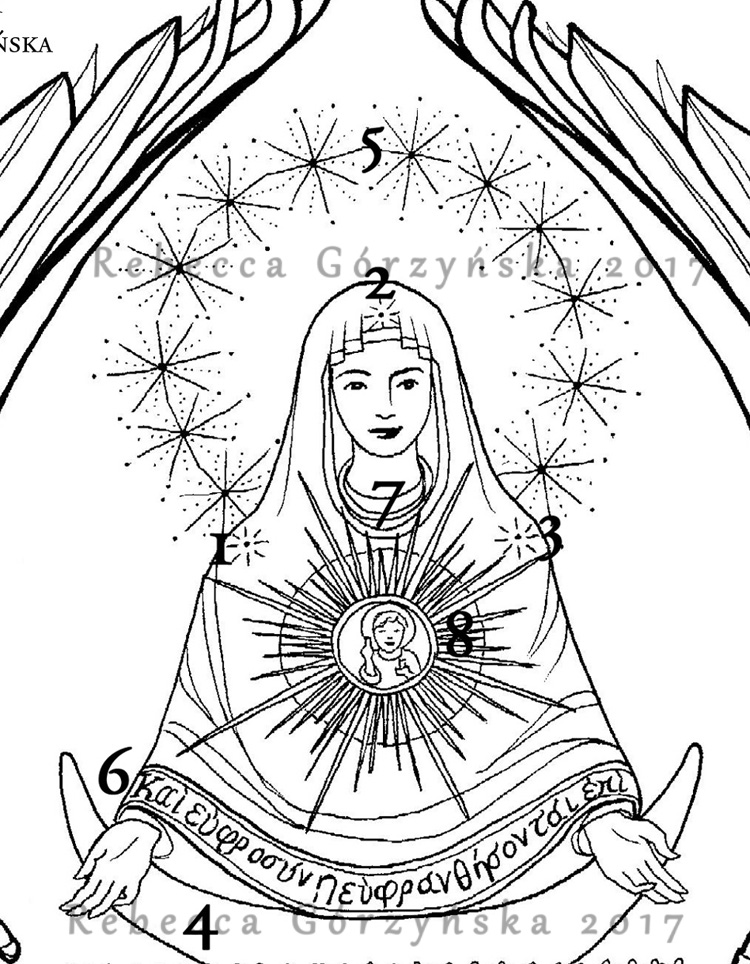 Our Lady of the Sign - detail 1