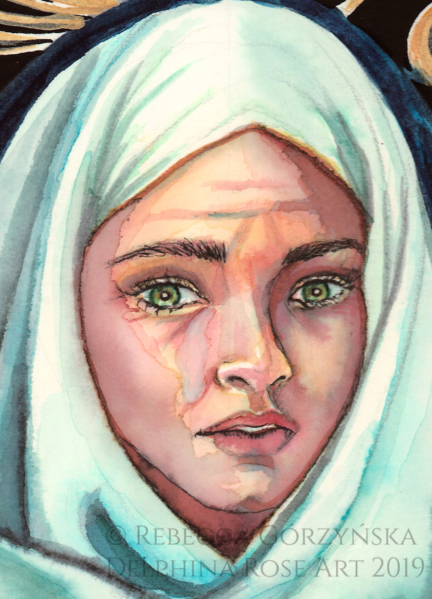 face of Mary Pieta