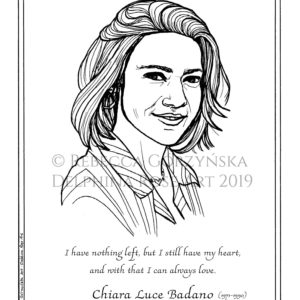 coloring page Chiara Badano