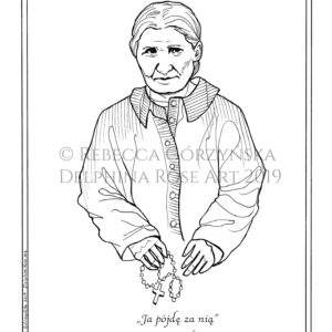 Coloring page Marianna Biernacka