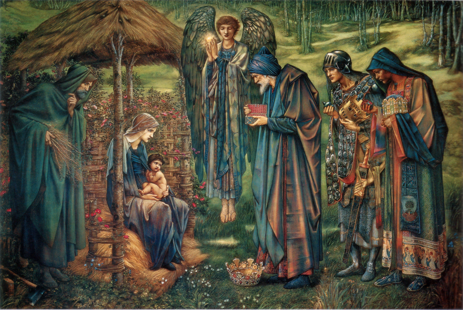 Edward Burne-Jones- Star of Bethlehem painting, 1890