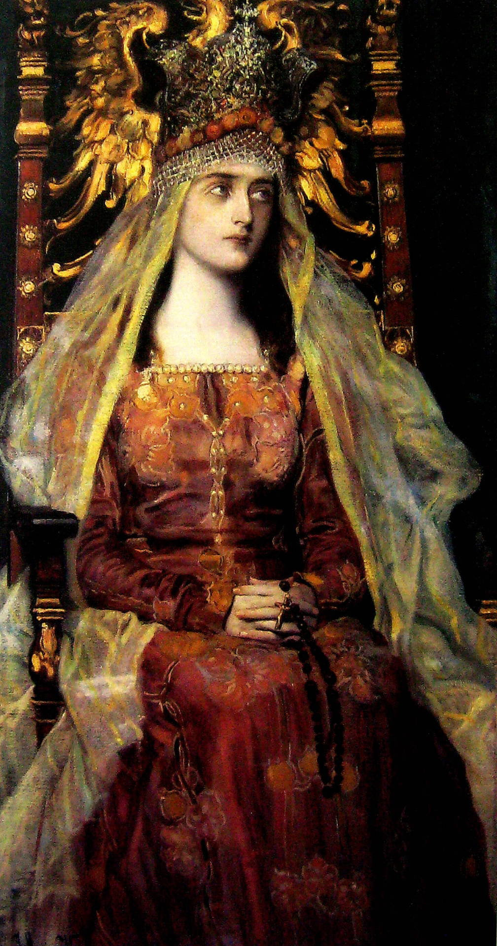 "St. Jadwiga" by Józef Męcina-Krzesz.