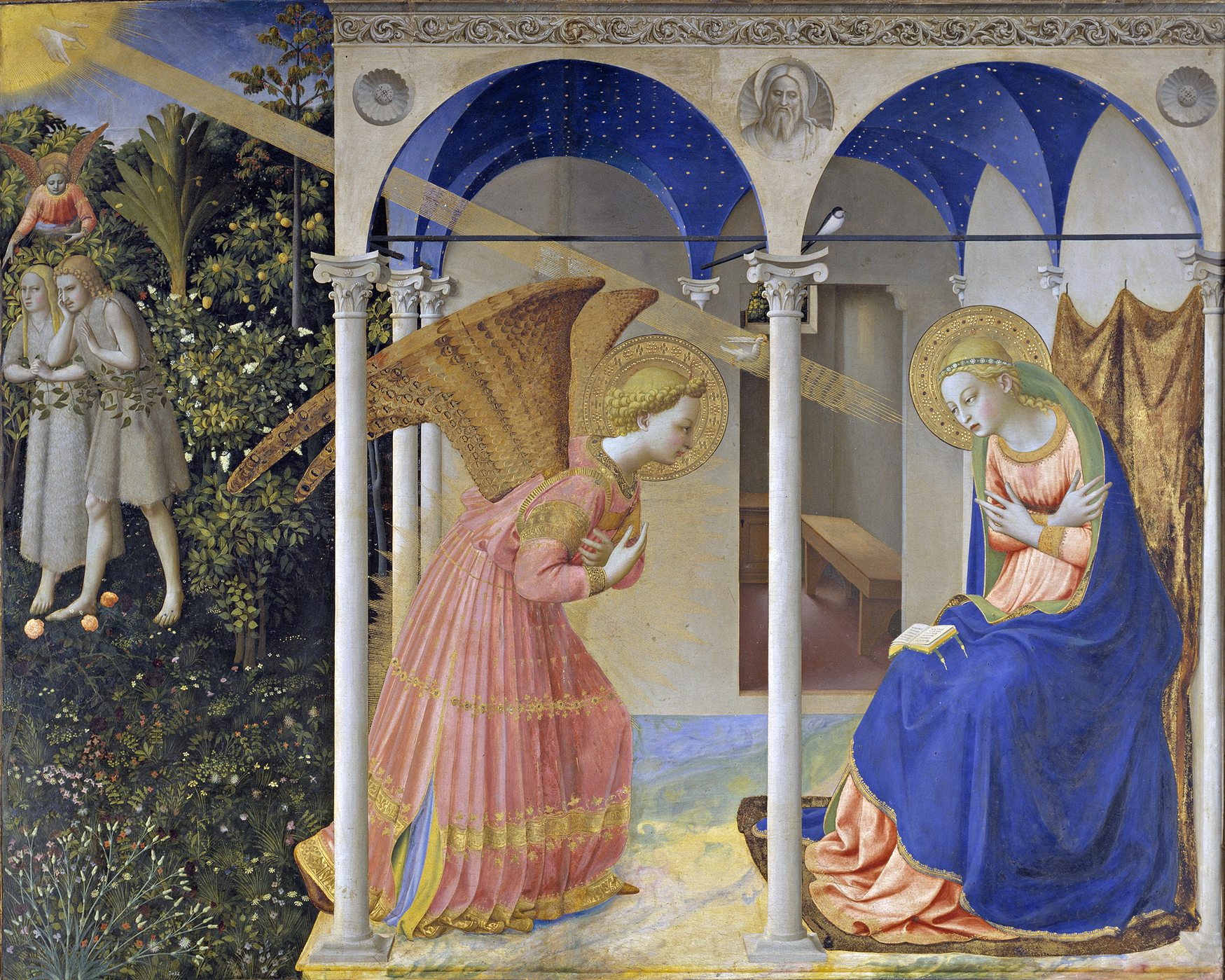 Fra Angelico, The Annunciation (Prado) 1426