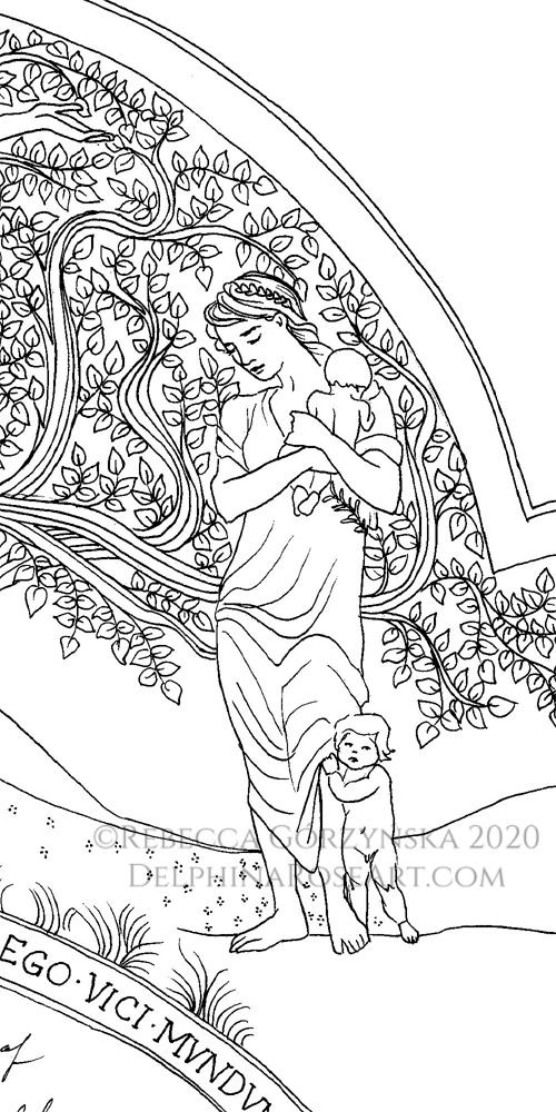 The Tree of Life coloring page