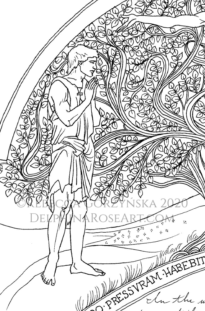The Tree of Life coloring page