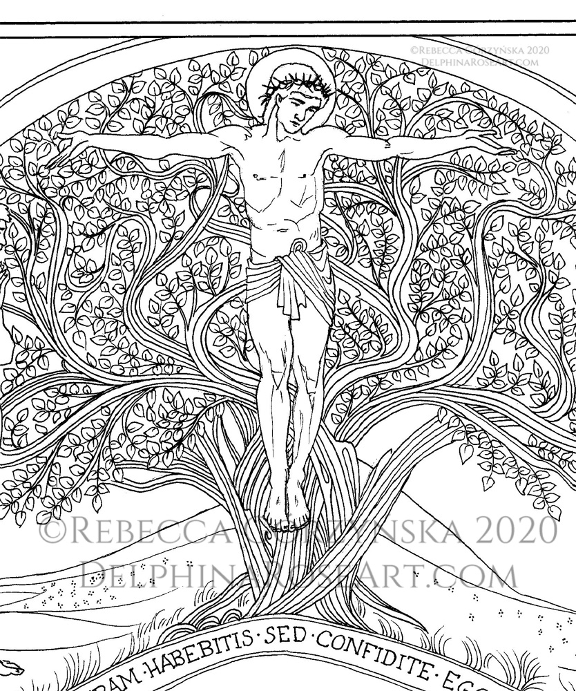 The Tree of Life coloring page