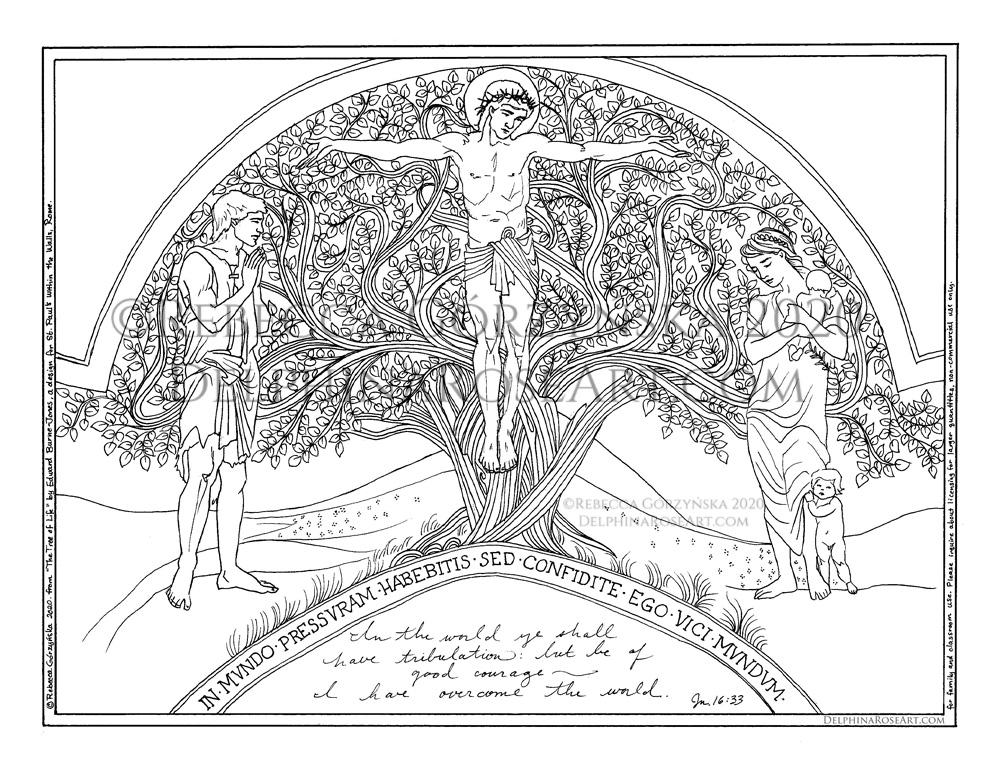 The Tree of Life coloring page