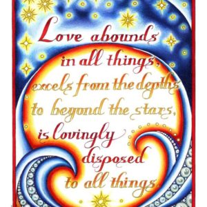 Caritas Abundat - PDF coloring page